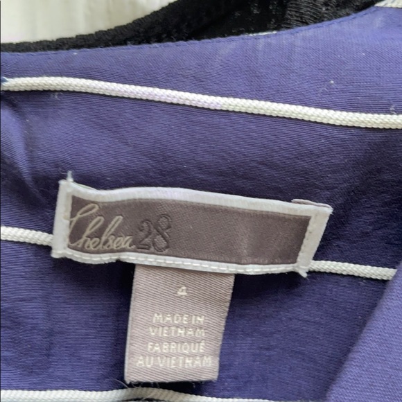 Chelsea 28 - Stripe Jumpsuit - Navy Size 4 - Picture 9 of 12